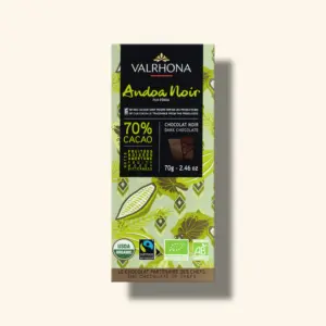 Tablette andoa noir 70% 70G Valrhona